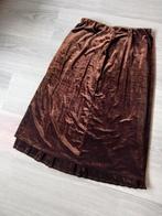 NIEUWE GEVOERDE VELOURSE ROK MAAT 40/42 ANNA FIELD, Ophalen of Verzenden, Nieuw, Bruin, Onder de knie