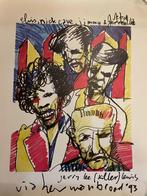 Poster Herman Brood Elvis Nick Jiimmy Jerry, Rechthoekig Staand, Verzenden, Zo goed als nieuw, A1 t/m A3