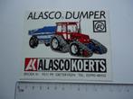 sticker oud Volvo BM Valmet traktor Alasco Koerts gieterveen, Verzenden, Zo goed als nieuw, Bedrijf of Vereniging