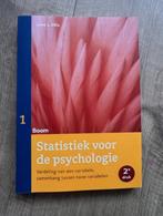 Statistiek voor de psychologie 1 9789059319721, Boeken, Jules L. Ellis, Nieuw, Ophalen of Verzenden, WO