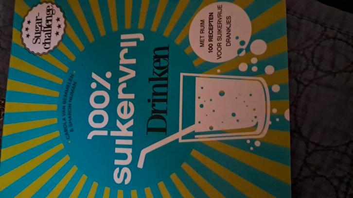 Sharon Numan - 100% suikervrij drinken, Boeken, Kookboeken, Zo goed als nieuw, Ophalen of Verzenden