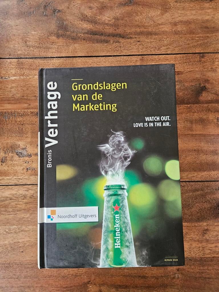 Grondslagen van de Marketing - Bronis Verhage + werkboek, Ophalen, Zo goed als nieuw, Economie en Marketing, Bronis Verhage