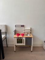 Janod keukentje • paars/goud met stipjes, Ophalen of Verzenden, Gebruikt