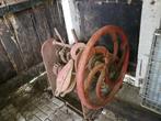 Antieke kabel lier handbediend , komt van zeil boot, Ophalen of Verzenden, Gebruikt, Zeilboot of Motorboot