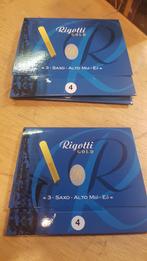Rigotti Gold Alt Saxofoon rieten 4.0 3 pack, Alt Sax, Gold, Nieuw, Rigotti