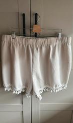 SHEIN korte broek met franjes, Kort, Beige, Maat 46/48 (XL) of groter, Nieuw