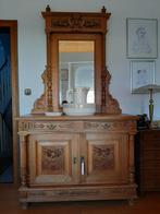 Spiegelcommode antiek eiken commode spiegelkast, Ophalen