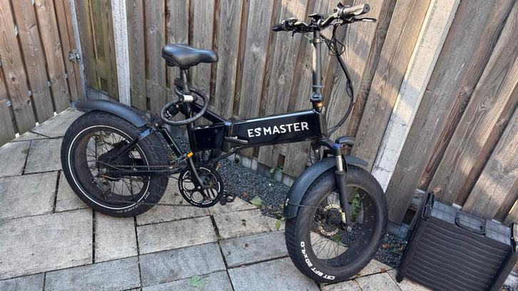 Esmaster Rockwheel 2 Fatbike 750W - Nieuwe onderdelen!, Fietsen en Brommers, Elektrische fietsen, Gebruikt, Overige merken, 50 km per accu of meer