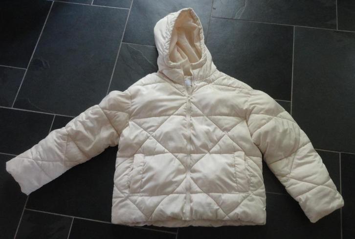 Mooie winterjas (ZGAN!) mt 38, Kleding | Dames, Jassen | Winter, Zo goed als nieuw, Maat 38/40 (M), Wit, Ophalen of Verzenden
