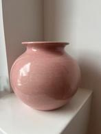Vintage handgemaakte zware bolvaas van Ecri Katwijk, Steen, Overige kleuren, Ophalen of Verzenden, Zo goed als nieuw