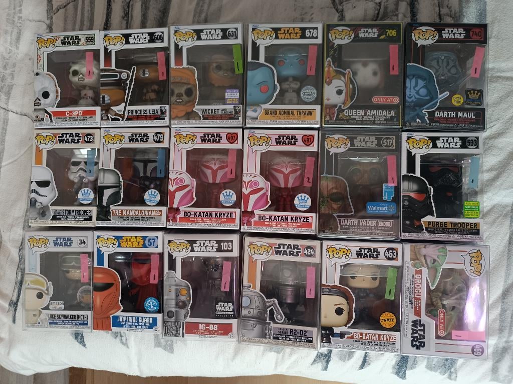 Funko Pop! Starwars Collectie, Ophalen of Verzenden, Gebruikt