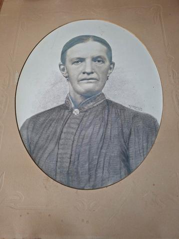 Portret foto/tekening beschikbaar voor biedingen