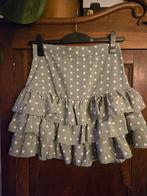 Groene Polkadot Rok met Ruffles, Kleding | Dames, Ophalen of Verzenden, Zo goed als nieuw, Maat 36 (S), Boven de knie
