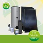 Zonneboiler compleet systeem 10,2 GJ (3 panelen en 300 l), Ophalen of Verzenden, Nieuw, Overige typen, Hoog rendement (Hr)