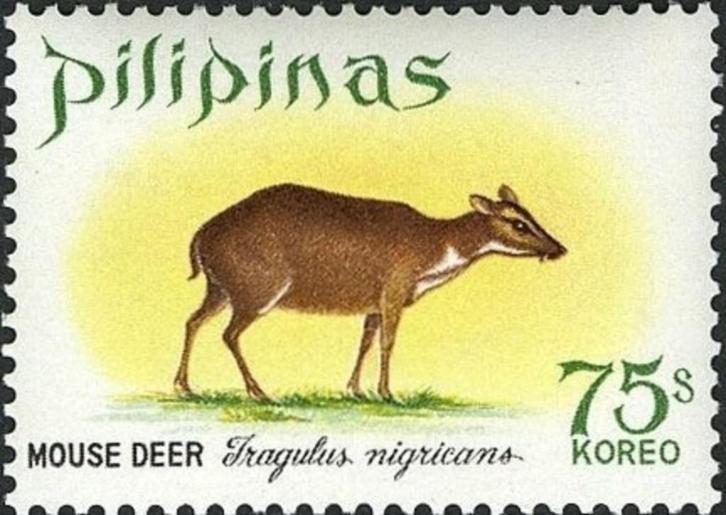 FILLIPIJNEN 47 - Dieren: zoogdieren (muskushert), Postzegels en Munten, Postzegels | Thematische zegels, Postfris, Dier of Natuur