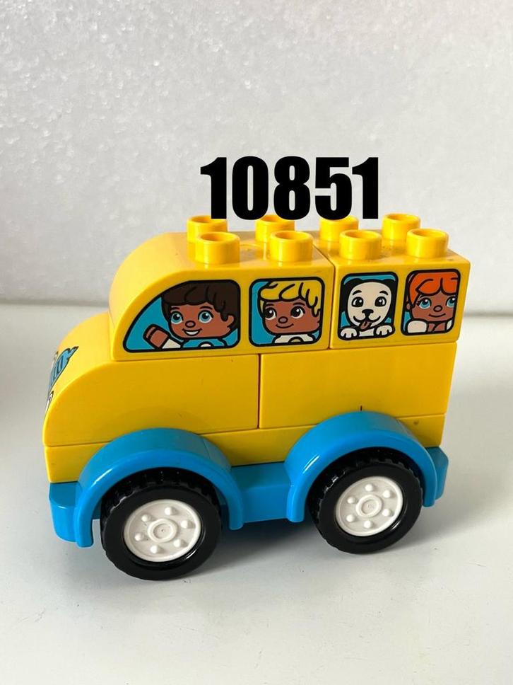 Lego Duplo 10851 - Mijn Eerste Bus, Kinderen en Baby's, Speelgoed | Duplo en Lego, Gebruikt, Duplo, Ophalen of Verzenden