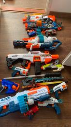 Veel nerf pistolen met pijltjes, Ophalen of Verzenden, Zo goed als nieuw