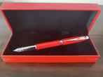 Sheaffer Ferrari vulpen M nib met converter in doos, Sheaffer, Met doosje, Ophalen of Verzenden, Zo goed als nieuw