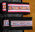 3 X LEESBRIL houder geborduurd Hunza Treadnet  7 x 17 cm, Ophalen