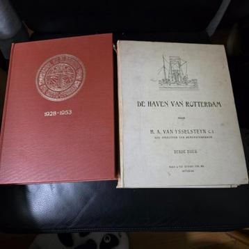 Rotterdam | 2 historische boeken over Rotterdam  beschikbaar voor biedingen