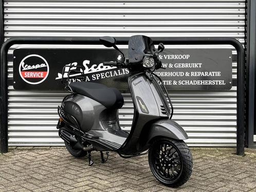 Vespa Sprint Porsche Agaat Grijs Brom 2025 0 km Full-Option, Fietsen en Brommers, Scooters | Vespa, Nieuw, Overige modellen, Maximaal 45 km/u