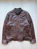 Vintage Bruine Leren Jas L, Kleding | Heren, Maat 52/54 (L), Bruin, ., Vintage