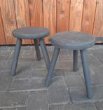 2 melkkrukjes, Ophalen of Verzenden, Gebruikt, Hout