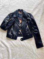 Philipp Plein dames leren jas. S. 100% lamsleer. Origineel, Zwart, Nieuw, Ophalen of Verzenden, Maat 36 (S)