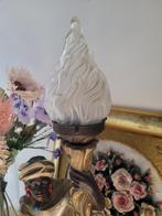 Antieke stenen Blackamoor lamp, Antiek en Kunst, Ophalen