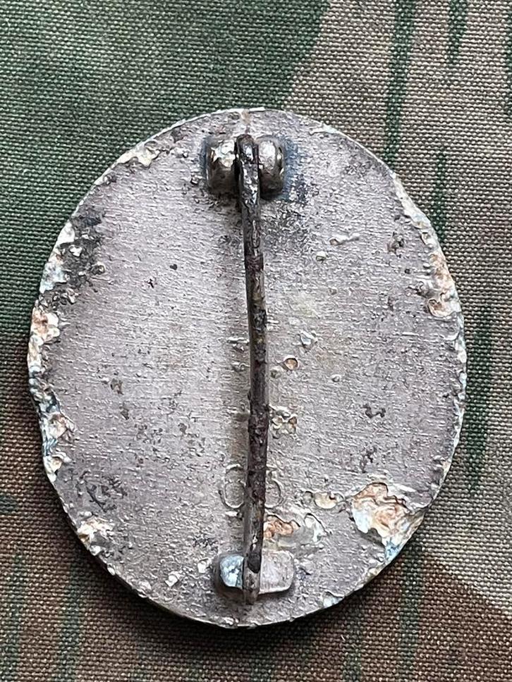 Duitse WO2 VWA in zilver, Verzamelen, Militaria | Tweede Wereldoorlog, Lintje, Medaille of Wings, Duitsland, Ophalen of Verzenden