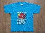 Blauw t-shirt Angry Birds - maat 104-110, Jongen, Gebruikt, Ophalen of Verzenden, Shirt of Longsleeve