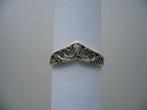 oude Zilveren ring maat 18 - 18,5  gemerkt 925, Ophalen of Verzenden, Zilver, Ring