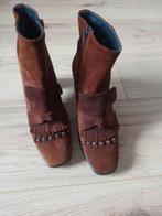 Lilian enkellaarzen, mt 39, 38, cognac bruin. Ongedragen, Bruin, Lilian, Lage of Enkellaarzen, Nieuw