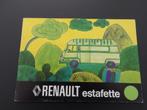 Renault Estafette - Instructieboekje, Auto diversen, Handleidingen en Instructieboekjes, Verzenden