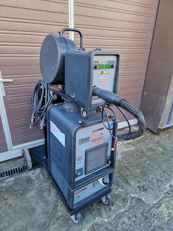 Cebora / Weldkar sound inverter mig 4000/t synergic, Doe-het-zelf en Verbouw, Gereedschap | Lasapparaten, Gebruikt, Co2, 250 ampère of meer
