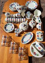 Boerenbont servies gevarieerd, Antiek en Kunst, Ophalen