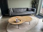 VT Wonen Skin Antraciet 4-zits bank, Huis en Inrichting, Verzenden, Zo goed als nieuw, Stof