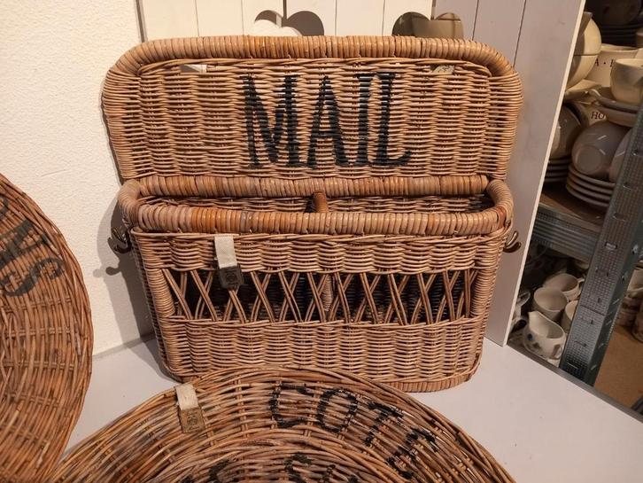 Riviera Maison Rattan accessoires., Huis en Inrichting, Woonaccessoires | Overige, Gebruikt, Ophalen of Verzenden