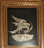 perzisch inlegwerklijsten, adelaar volkskunst portret, Ophalen