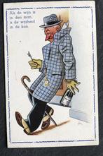 Als de wijn is in den man, is de wijsheid in de kan - humor, Verzenden, 1940 tot 1960, Ongelopen, Overige thema's
