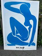 Blue nude cardboard, Verzamelen, Posters, Ophalen, Gebruikt, Rechthoekig Staand