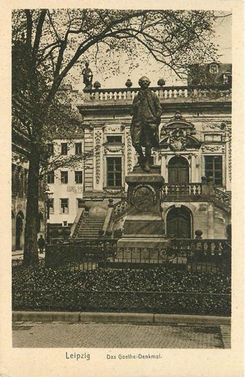 (701-486-027) Leipzig Goethe Denkmal beschikbaar voor biedingen