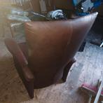 Leren relaxfauteuil met automatische verstelling, Huis en Inrichting, Fauteuils, Ophalen of Verzenden, Gebruikt, Leer, Modern