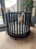 Zwarte ronde box, Ophalen of Verzenden, Gebruikt, Rond, In hoogte verstelbaar