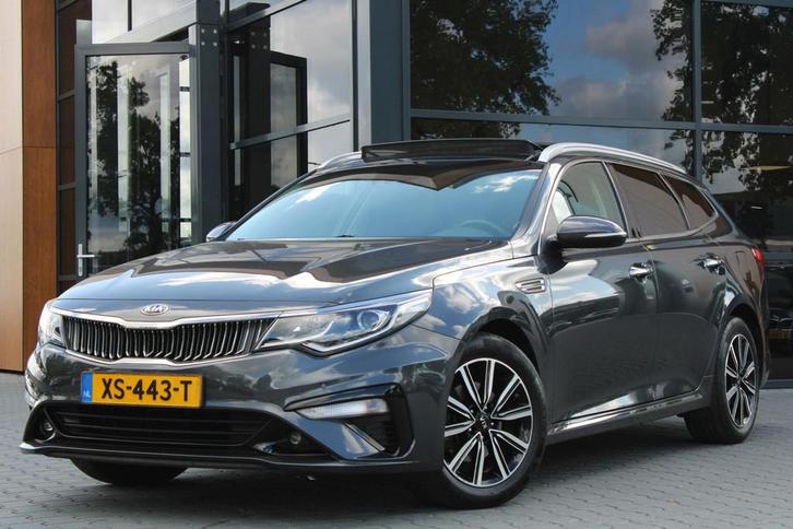 Kia Optima Sportswagon 1.6T-GDI Automaat | Pano | Harman Kar, Auto's, Kia, Bedrijf, Te koop, Optima Sportswagon, ABS, Achteruitrijcamera