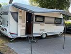 Hobby Ontour 470 kmk met Isabella voortent en luifel, Caravans en Kamperen, Caravans, Koelkast, Treinzit, Particulier, 4 tot 5 meter
