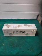 waxinelichthouder blok met bloemen, Huis en Inrichting, Ophalen of Verzenden, 'T Olde Gre-j, Info@toldegrej.nl, Endepoelstraat 20f Didam