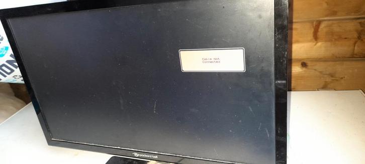23 inch Computer Scherm - Goedkoop!, Computers en Software, Monitoren, Gebruikt, 60 Hz of minder, DVI, VGA, LED, Full HD, 5 ms of meer