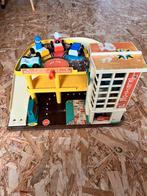 Fisher price garage vintage retro, Gebruikt, Ophalen of Verzenden, Auto of Voertuig