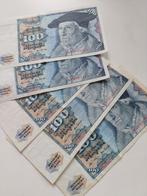 5x 100 dm  [biljetten, Ophalen of Verzenden, Vóór koninkrijk, Overige waardes, Losse munt